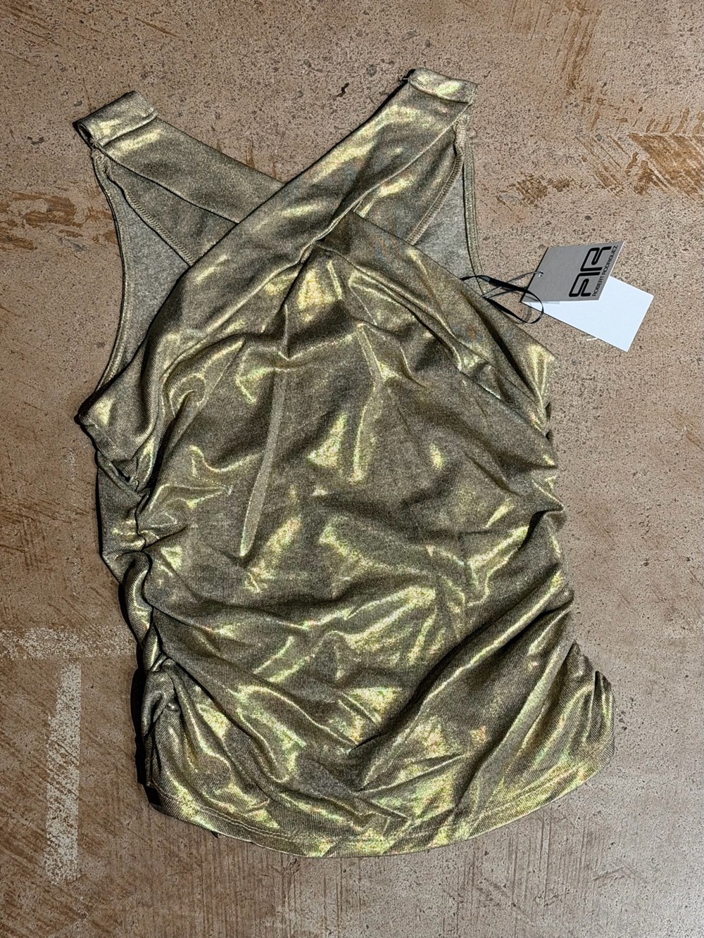Robert Rodriguez Crossover Ruched Tank Top